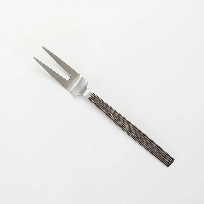 American Metalcraft WVAF10 Cold Meat Serving Fork, 10" Wavy Aged 18/0 Stainless Steel