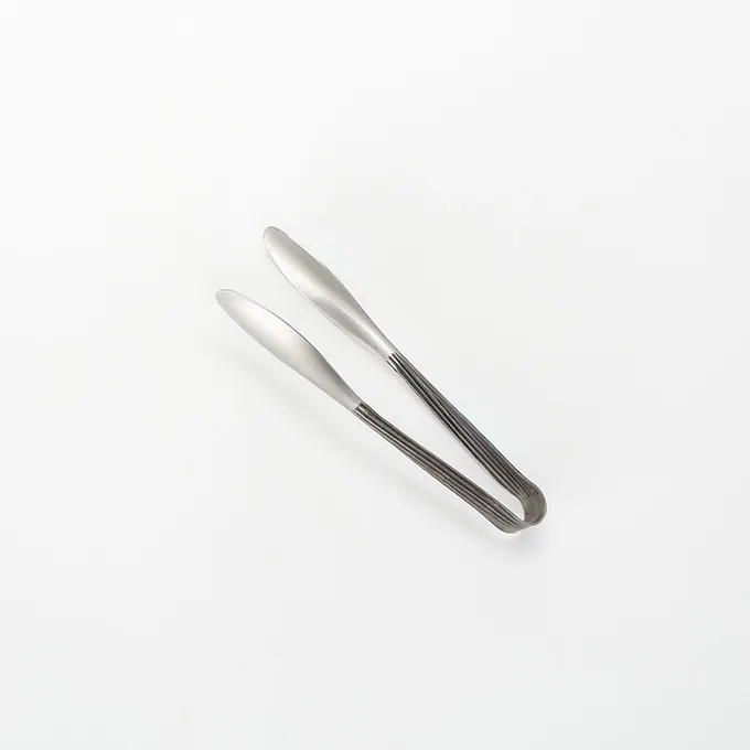 American Metalcraft WVAT6 Serving Tongs, 6" Wavy Aged Stainless Steel