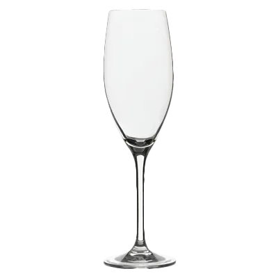 Steelite 4807R229 Champagne Flute, 7.75 Oz, 2.625"×8.75" Stemmed Glass, Special Rim - 1 Dozen