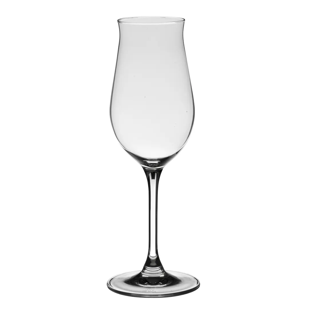Steelite 4807R395 Rose Wine Glass, 8.5 oz (3.0" x 8.25"), Partially Tempered Rim Treatment - 1 Dozen