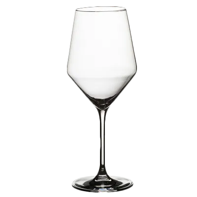 Steelite 4818R376 Wine Glass, 13.75 Oz, 3.375" x 8.5" Stemmed Tempered Glass Rona Rim - 1 Dozen