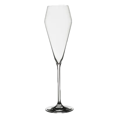 Steelite 4818R377 Champagne Flute, 7.5 Oz, 2.75" x 9.875" Tempered Crystalline Edge, Base - 1 Dozen