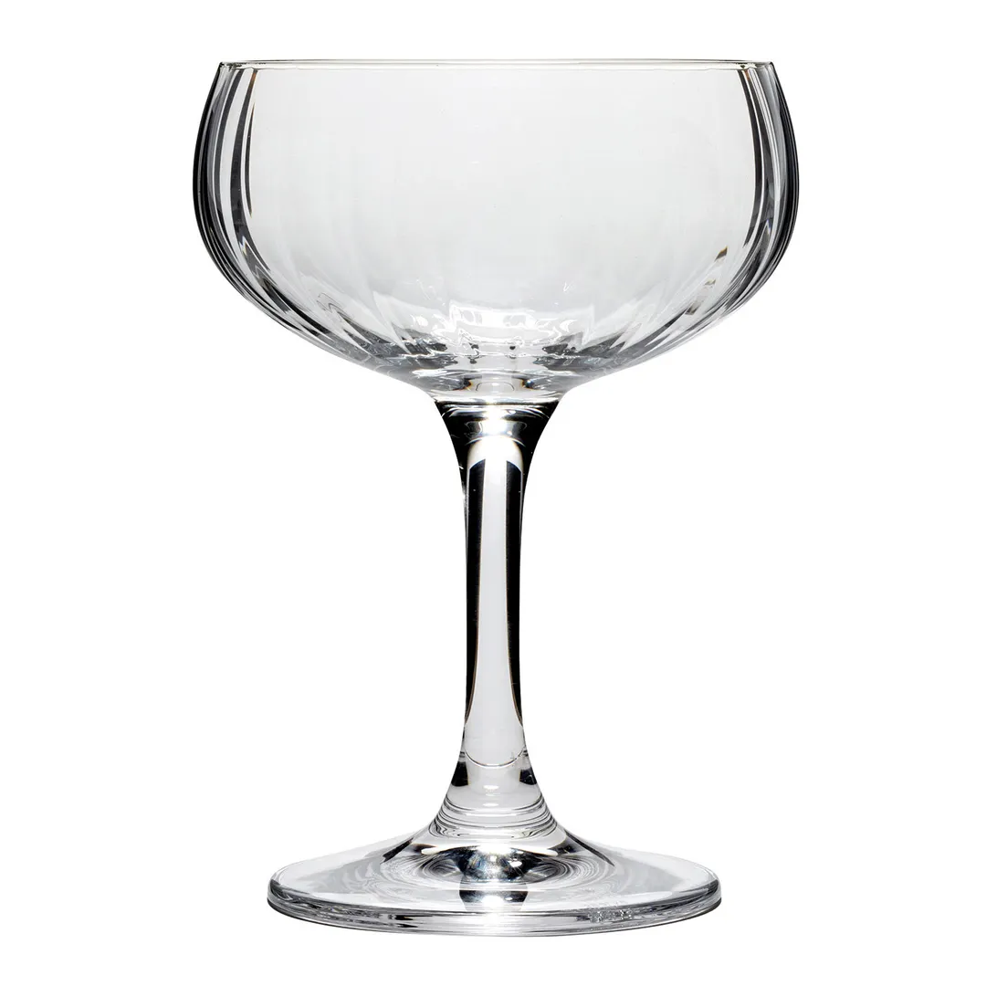Steelite 4854RD352 Champagne Coupe Glass, 8 oz 3.625" x 5.125", Stem Crystal, Non-Tempered - 1 Dozen