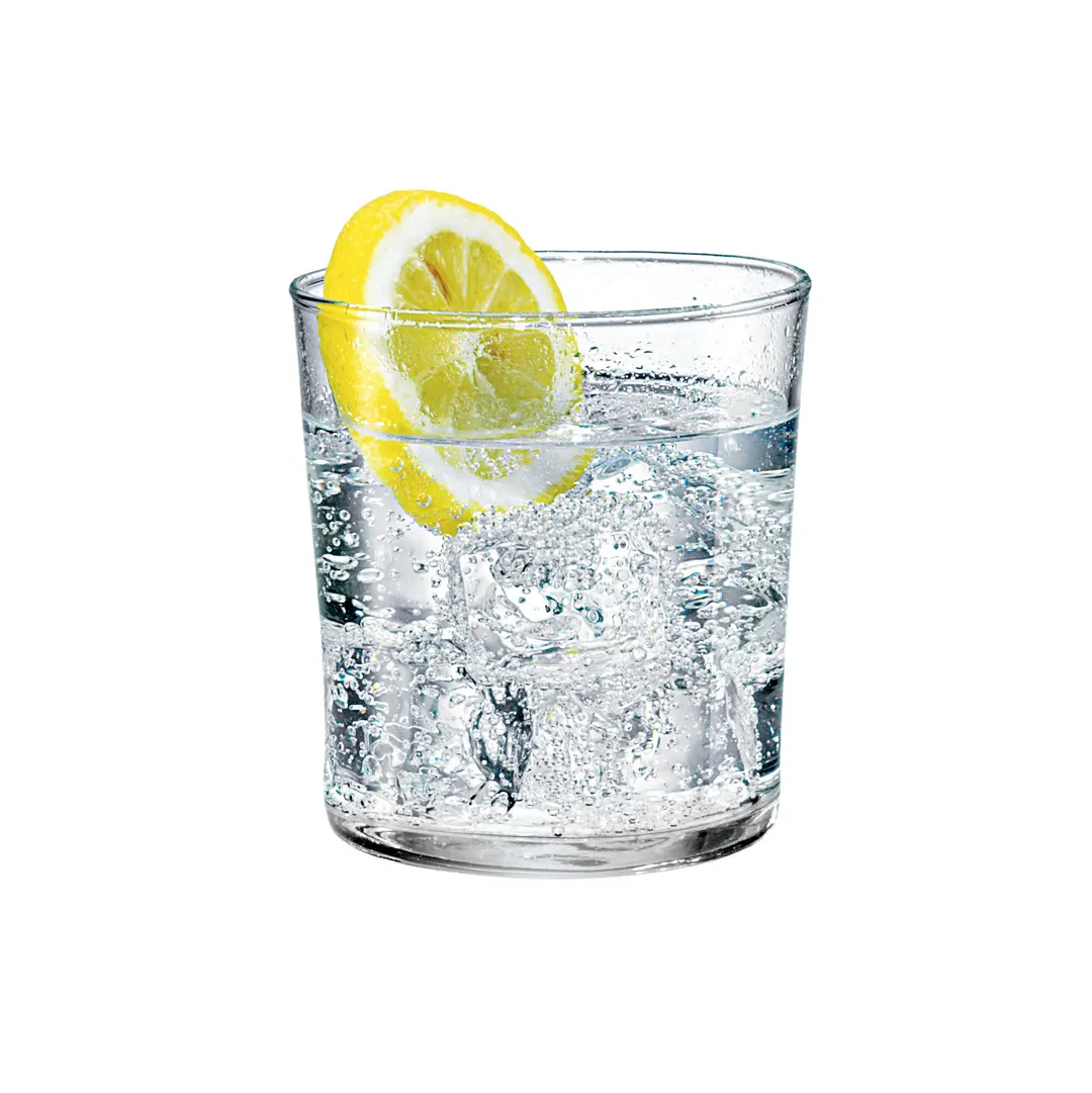 Steelite 4912Q015 - Medium Tumbler Glass, 12.5 oz 10‑12 oz, 3.375" x 3.5" Tempered Glass - 1 Dozen