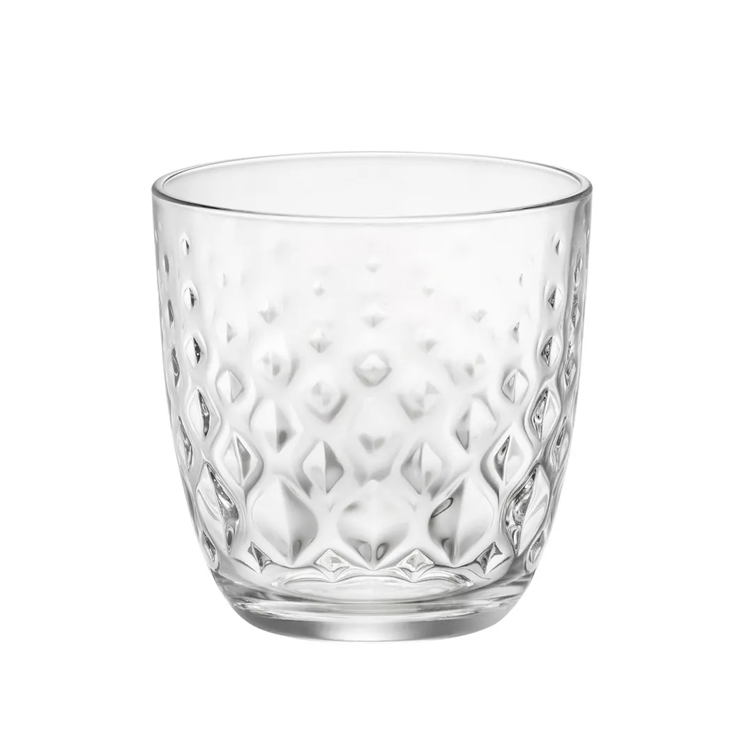 Steelite 49138Q507 Tumbler Glass, 10 oz (3.25" x 3.375"), Non‑Tempered Glass, Glit Finish - 6/Case