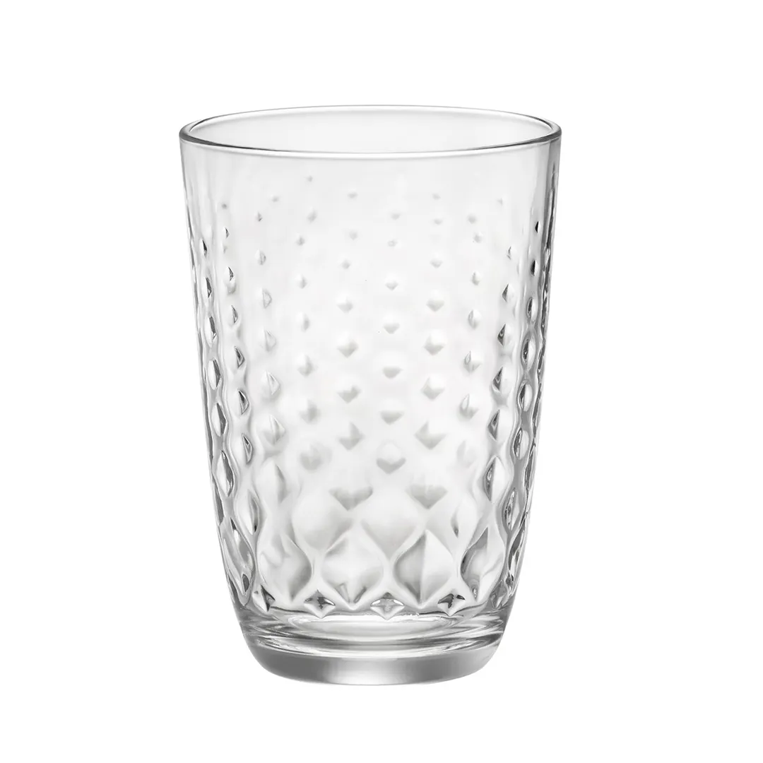 Steelite 49138Q508 - Long Drink Cocktail Glass, 13.25 oz (3.25" x 4.75"), Glass, Glit Finish - 6/Case