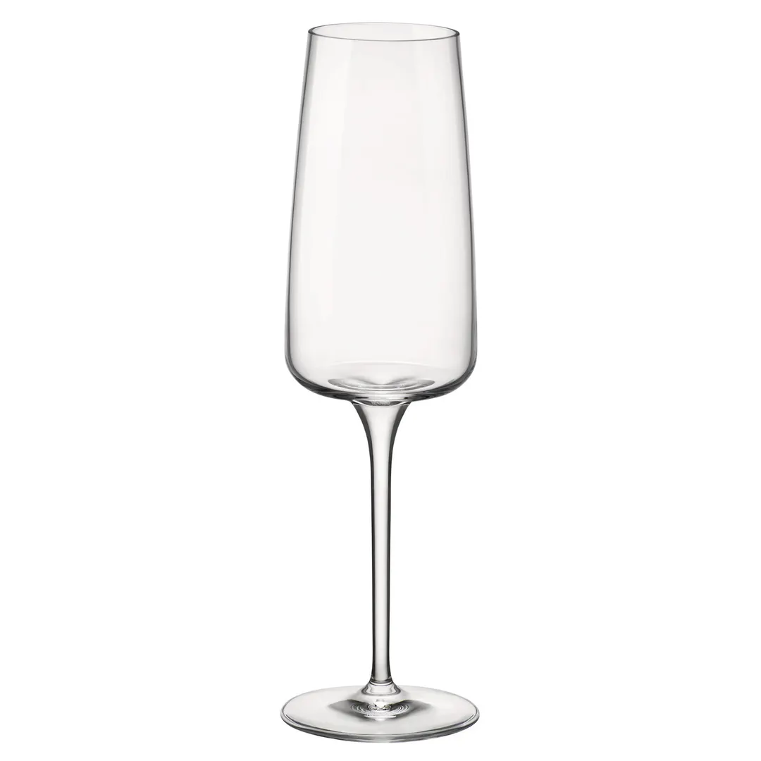 Steelite 49143Q206 - Champagne Flute, 2.5" x 8.875" 8 oz, Lead‑Free Crystal Stem - 1 Dozen
