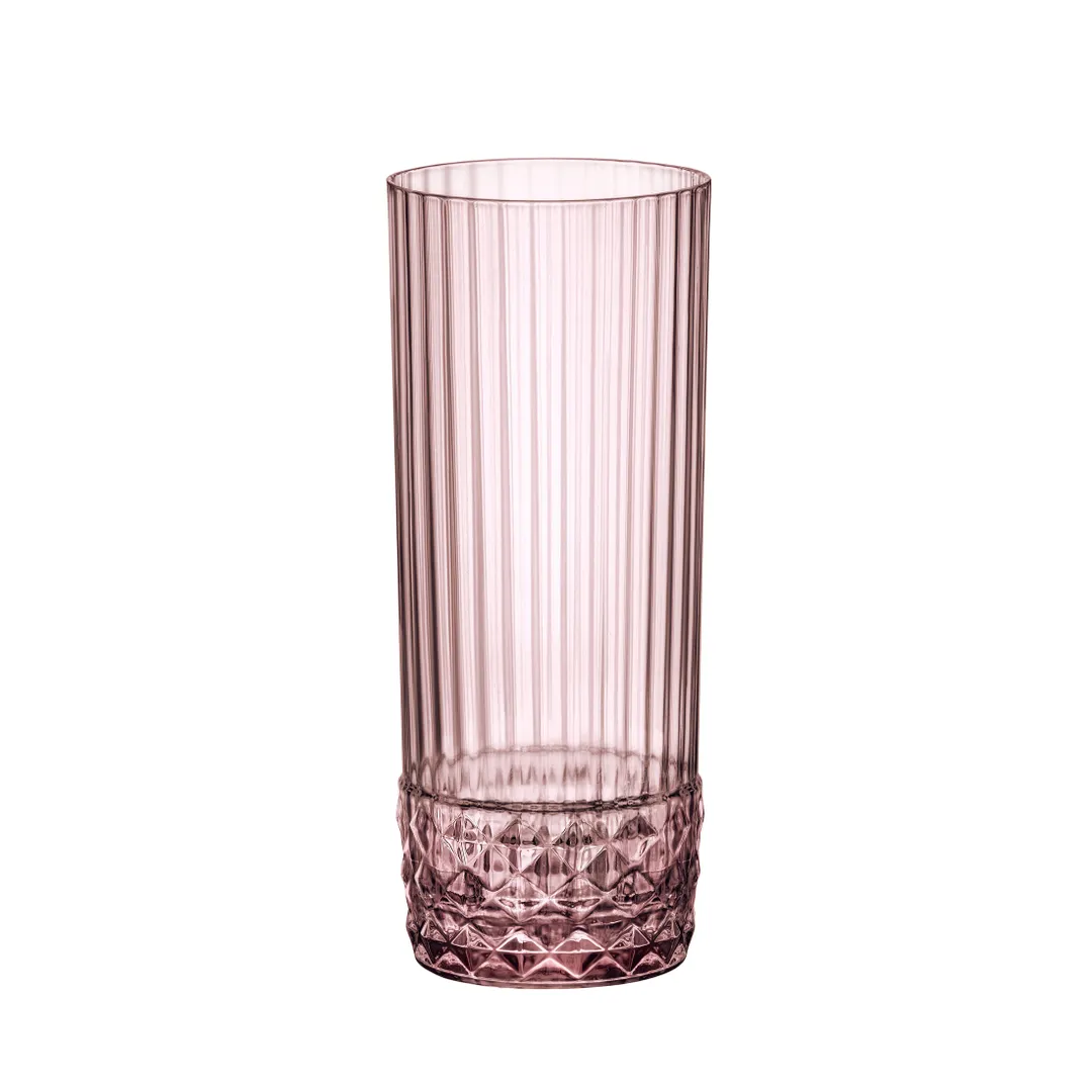 Steelite 49213Q950 Hi Ball Glass - 13 oz, 2.625" x 6.25", Lilac Rose, Non-Tempered, 1 Dozen