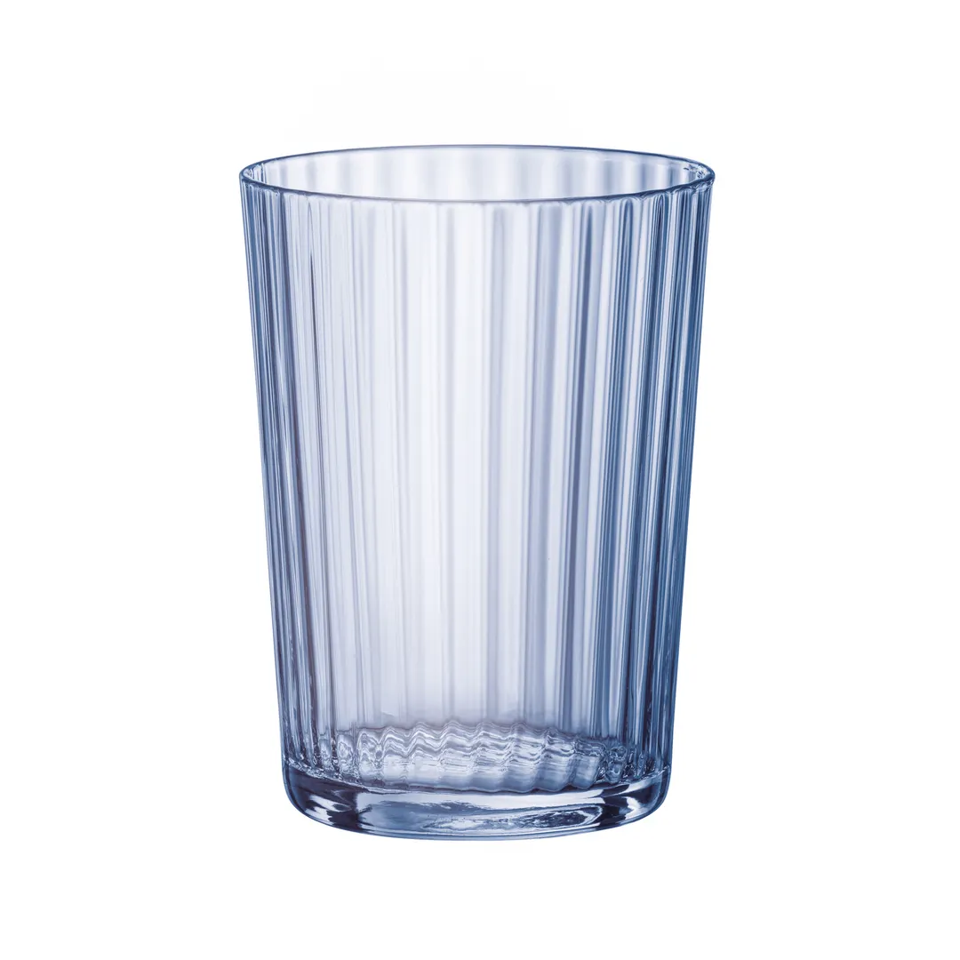 Steelite 499101Q014 - Tumbler, 17.0 oz (3.5"W x 4.75"H), Soda Lime Glass, Sapphire Blue - 1 Dozen