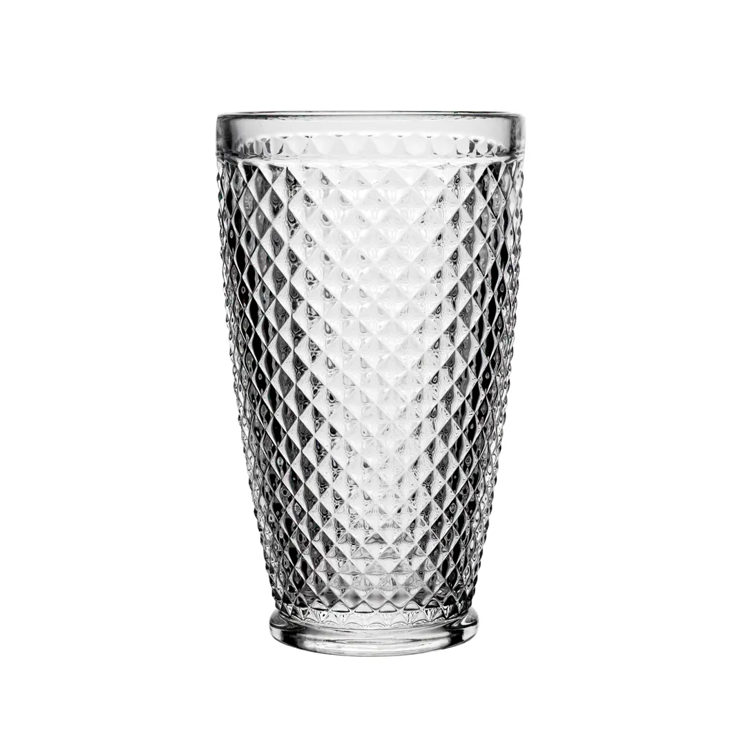 Steelite 6446BW007 Cooler Glass, Stemless 14 oz, 3.375"×5.75" Soda Lime, Non-Tempered - 1 Dozen