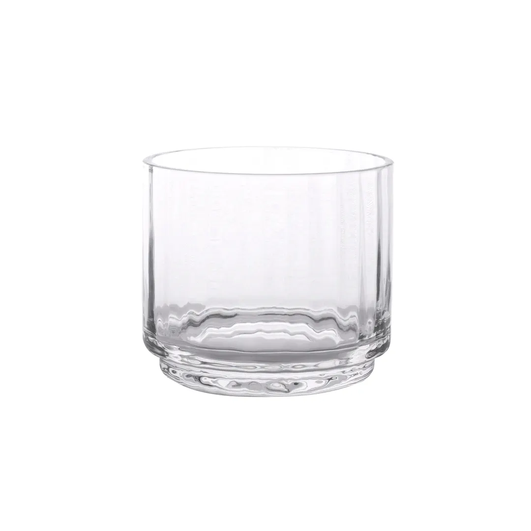 Steelite 6453BW026 Stack Tumbler, 10 Oz (3.375" x 3.0") Medina Folio Glass, Non‑Tempered - 1 Dozen