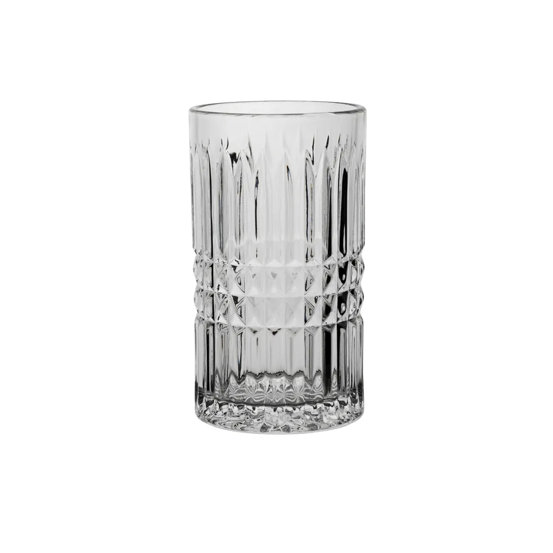 Steelite 6462BW034 - Ruby Cooler Drinking Glass, 13.0 oz, 3.0" x 5.25" Glass, Non‑Tempered, 1 Dozen