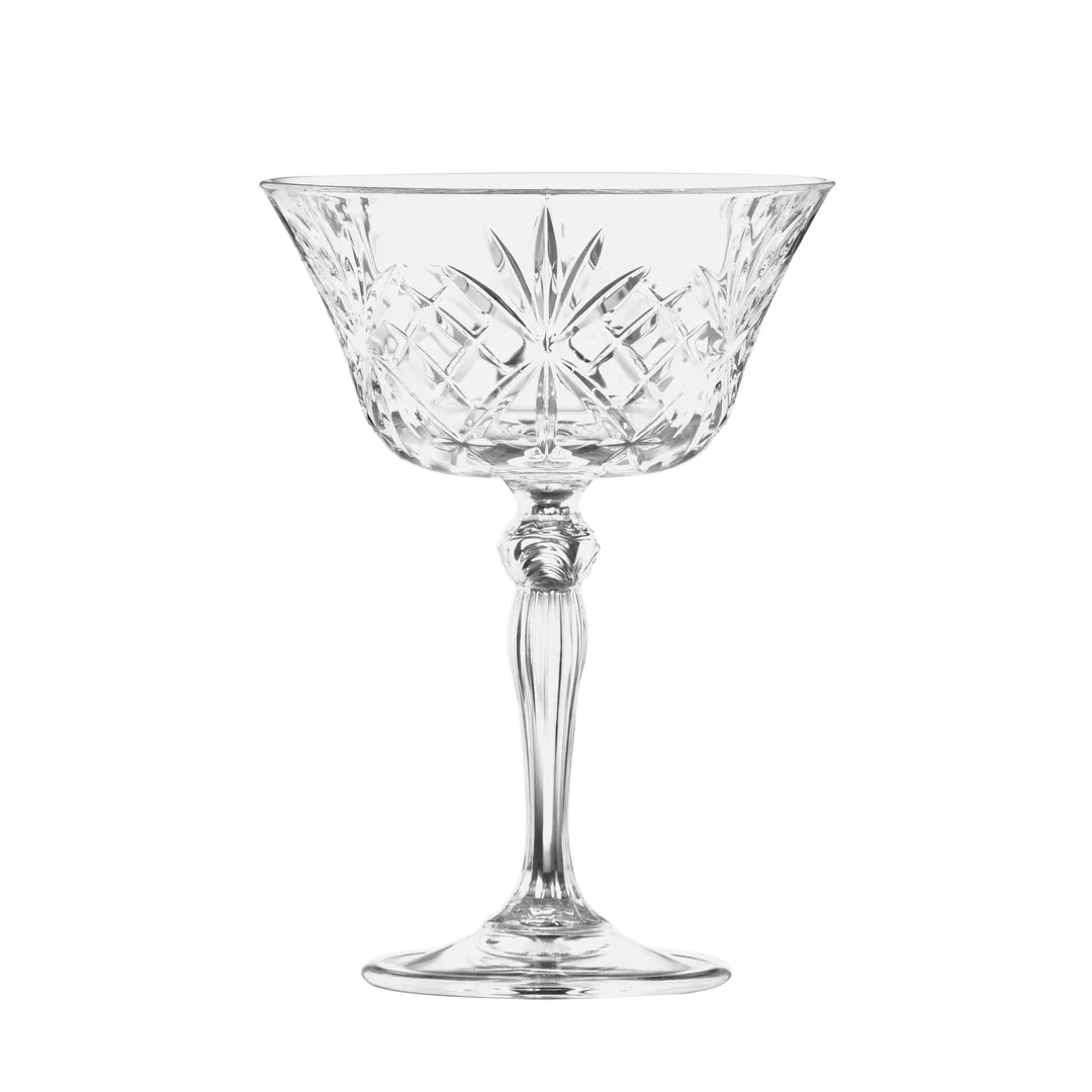 Steelite 670RCR361 Champagne Glass, 8.75 Oz RCR Crystal Crystalline, Eternal - 1 Dozen