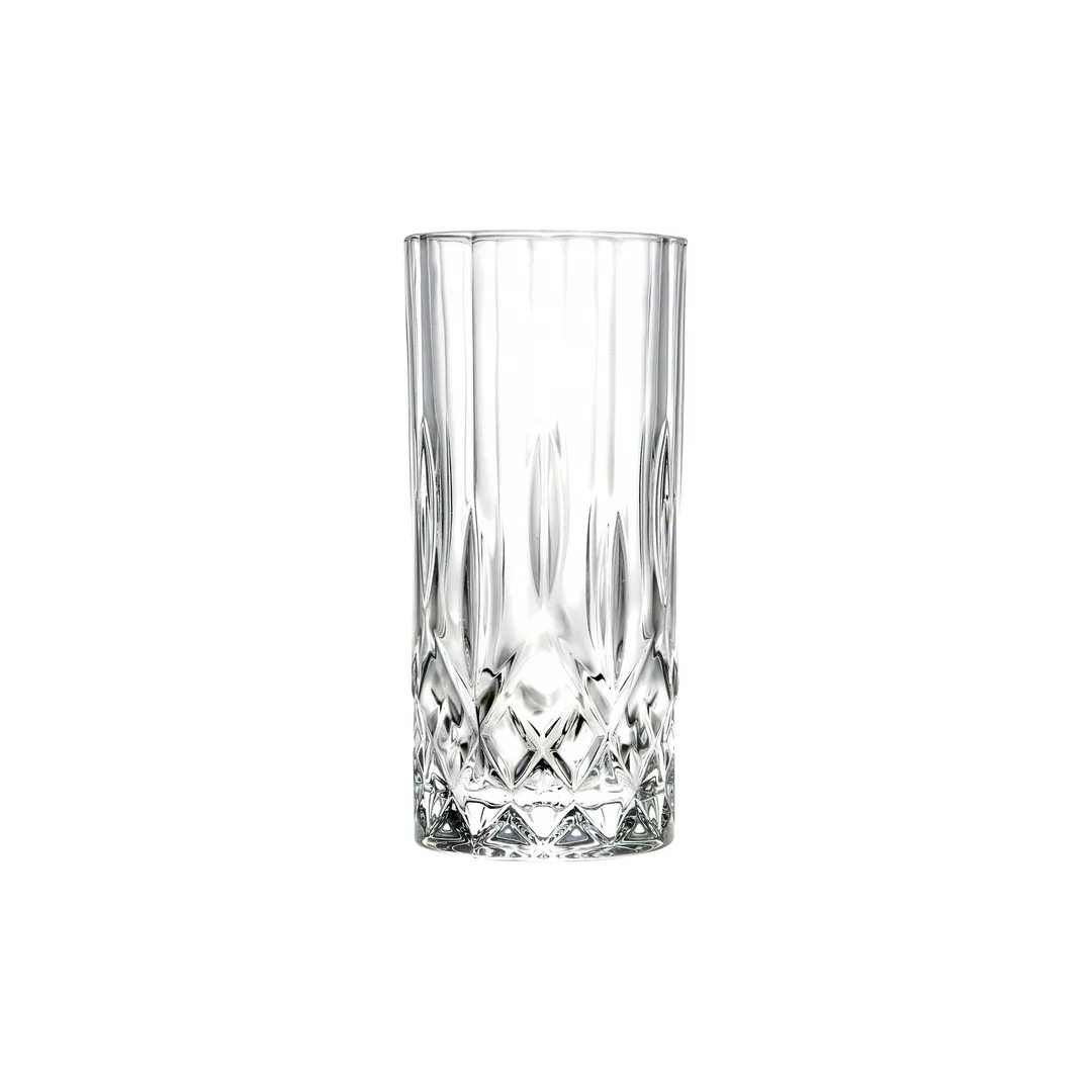 Steelite 672RCR366 - Highball Glass, 12 oz (2.75" x 6.0"), RCR Crystal, Dishwasher Safe - 1 Dozen