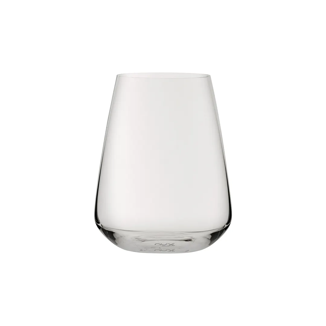 Steelite P22365 Water Glass, 15.75 Oz Clear Nude Vertigo Crystal, 4‑5/8" H x 3‑5/8" Dia, 6/Case