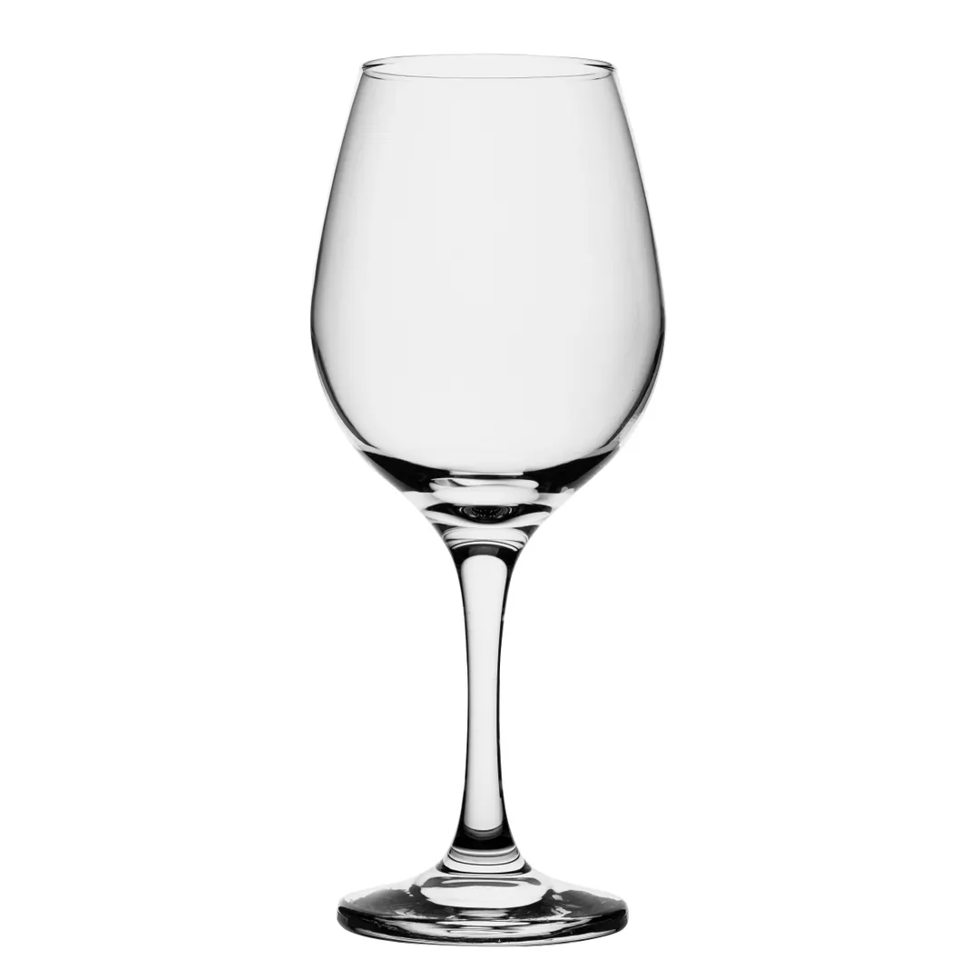Steelite P440255 Wine Glass, 10 oz, 7.5"Hx3"Mx2.25"Sx2.5"B, Amber Soda Lime Glass - 24/Case