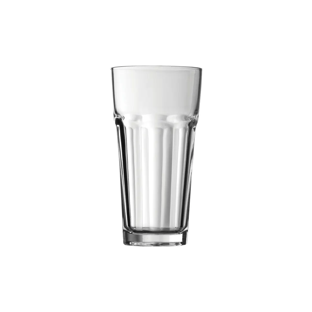 Steelite P52707 Cooler Glass – 16 oz Clear Fully Tempered Glass, 6-1/4" H x 3-3/8" W, 1 Dozen