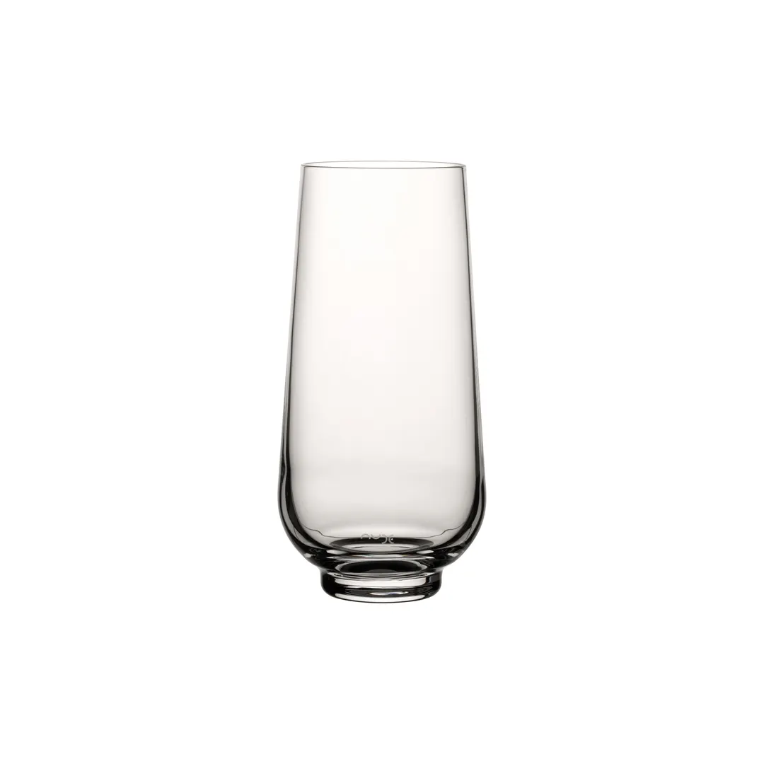 Steelite P64080 - 15 oz Clear Highball Glass, Non‑Tempered, Height 6‑1/8" Diameter 3", 1 Dozen