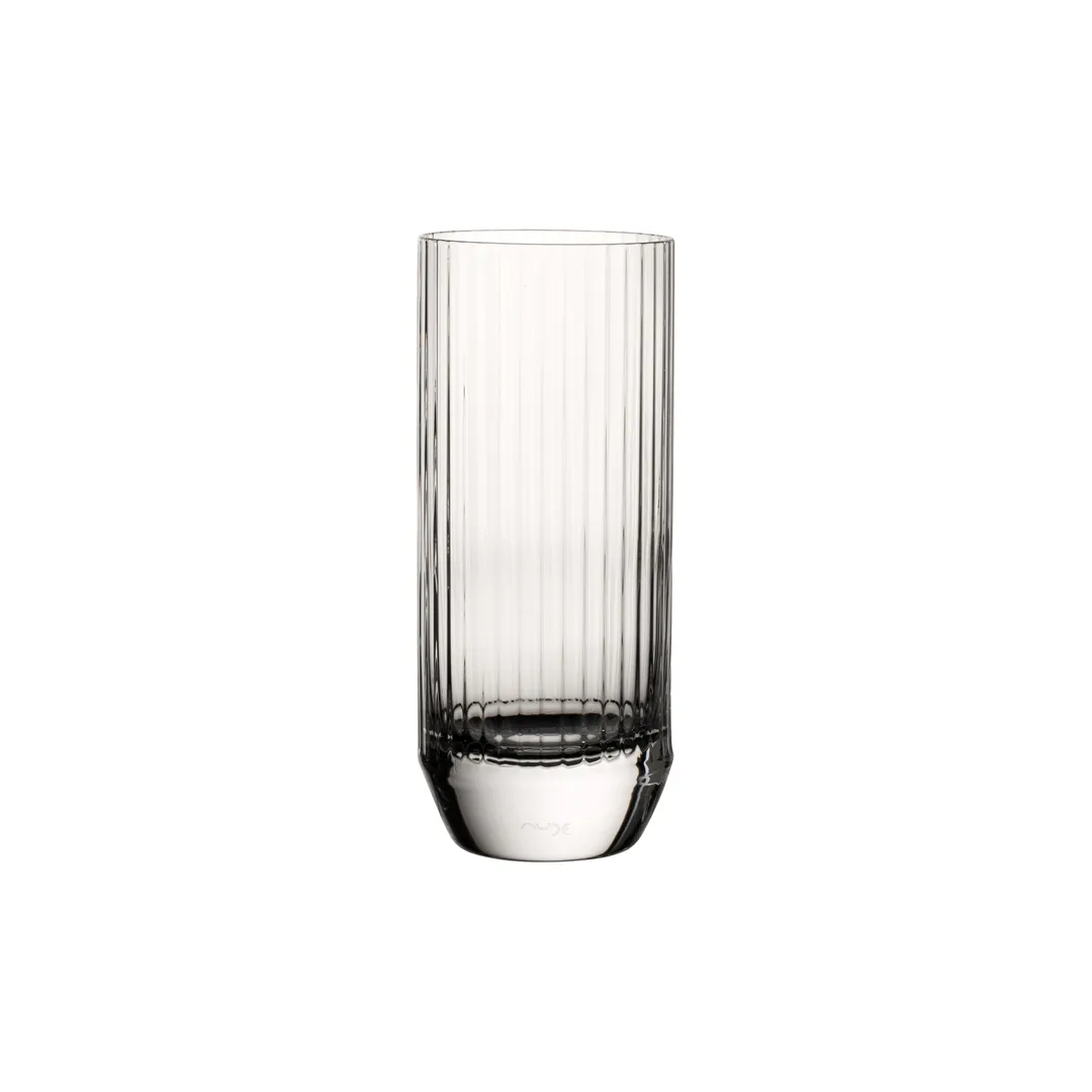 Steelite P64132 - Highball Glass, 10.5 oz Lead‑Free Crystal, Clear Nude, 5‑3/4" Height - 1 Dozen