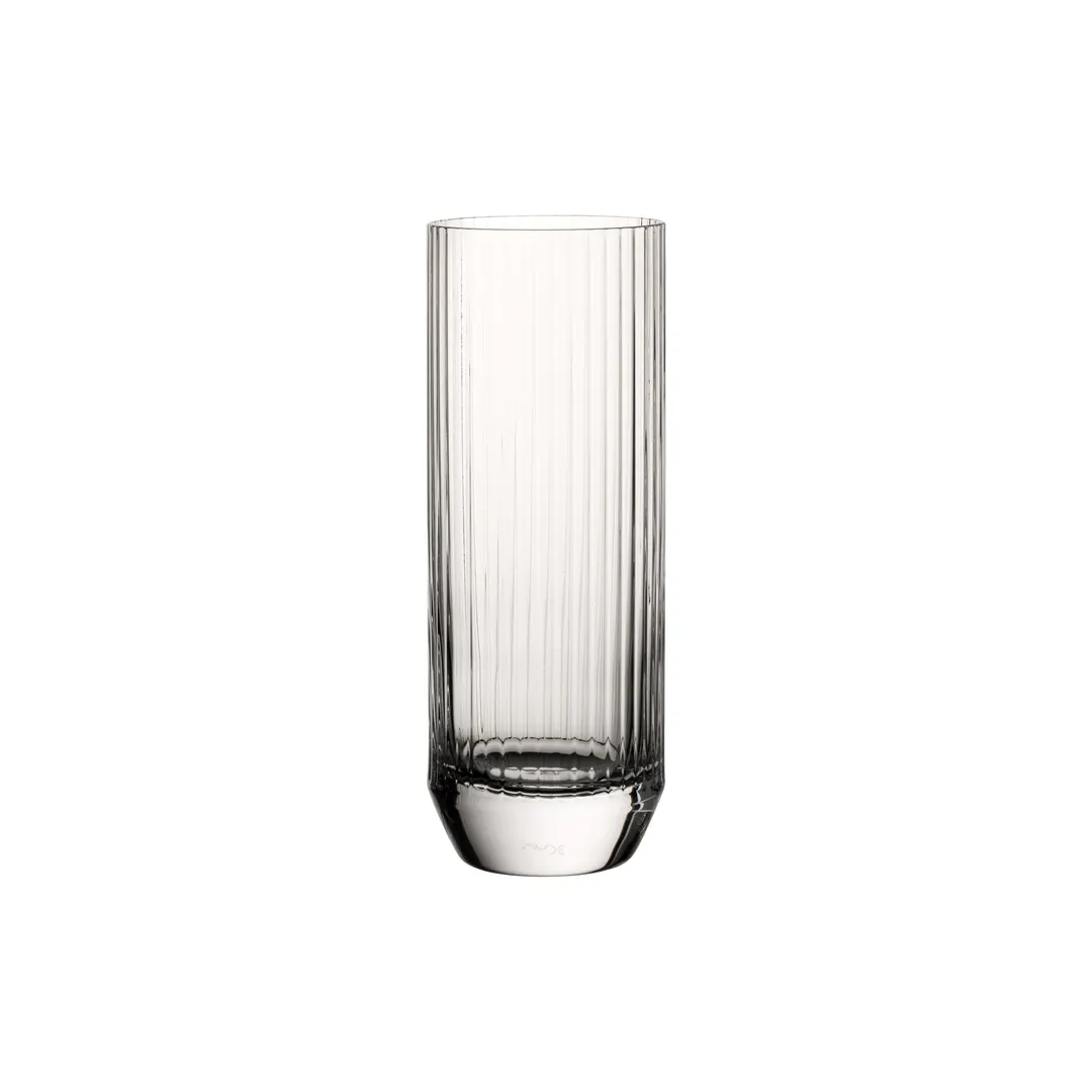 Steelite P64162 Cocktail Hi-Ball Glass, 15 oz, 7" Height, Lead-Free Crystal Nude Big Top - 1 Dozen
