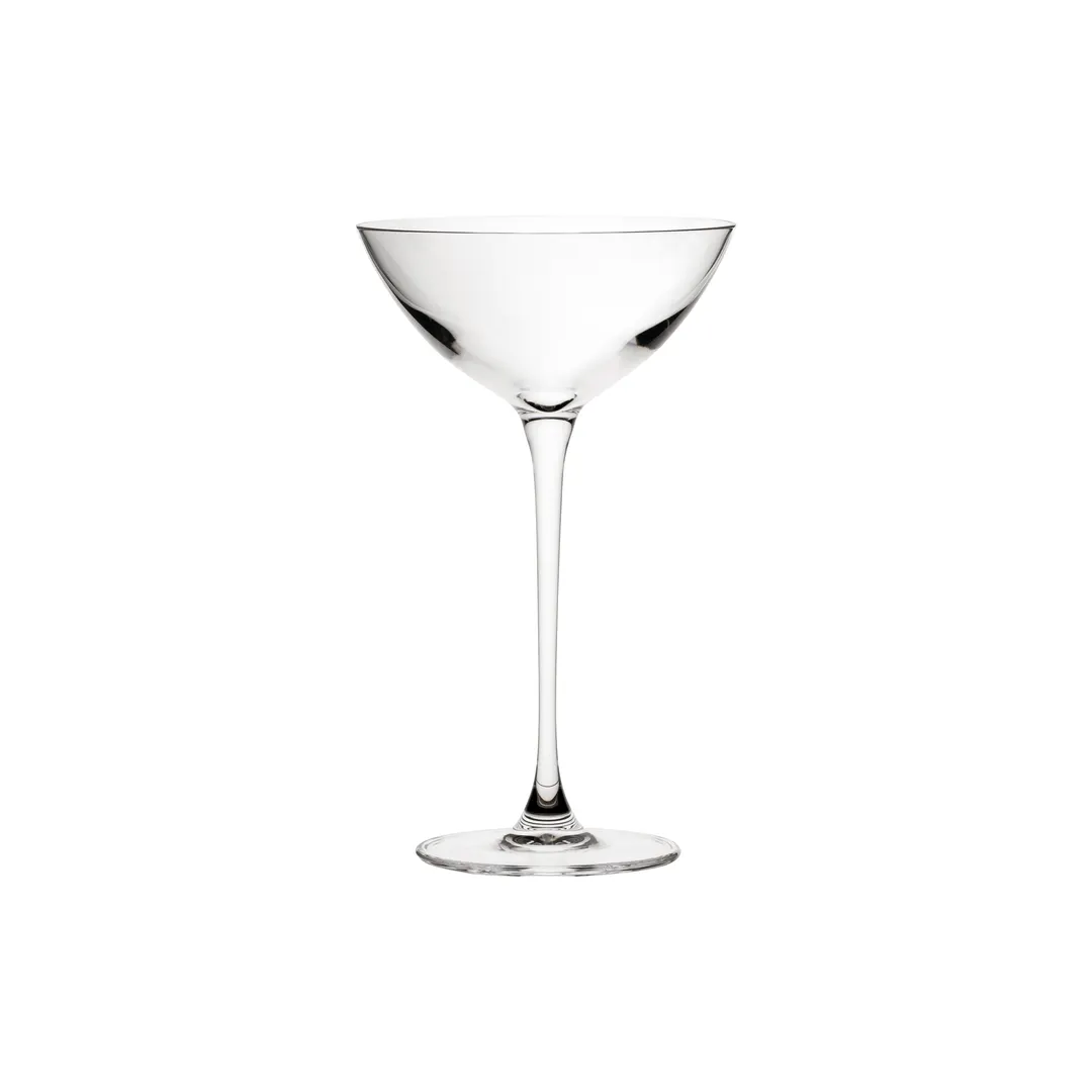 Steelite P67286 Coupe Glass 6 oz 6-1/2" H x 3-7/8" W x 2-3/4" B Clear Crystal Non‑Tempered - 1 Dozen