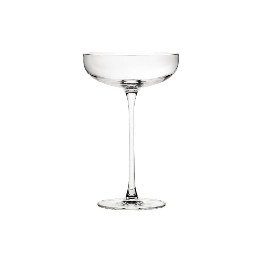 Steelite P67296 Classic Coupe Wine Glass, 7.5 oz Clear Lead-Free Crystal, Height 6-7/8" - 1 Dozen