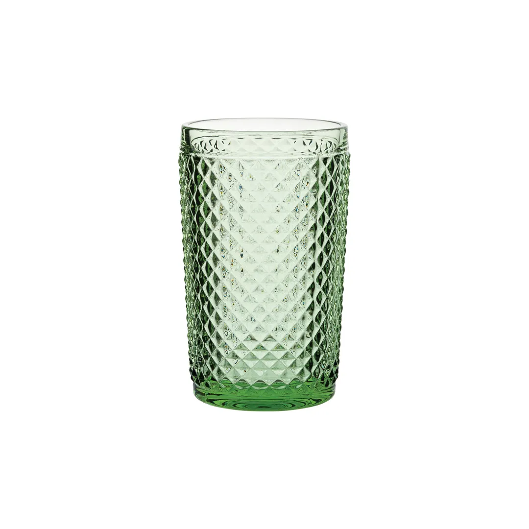 Steelite UR90200 Double Wall Hi-Ball Glass, 13 Oz, Emerald Green, Non-Tempered H5" M3-1/8" - 1 Dozen