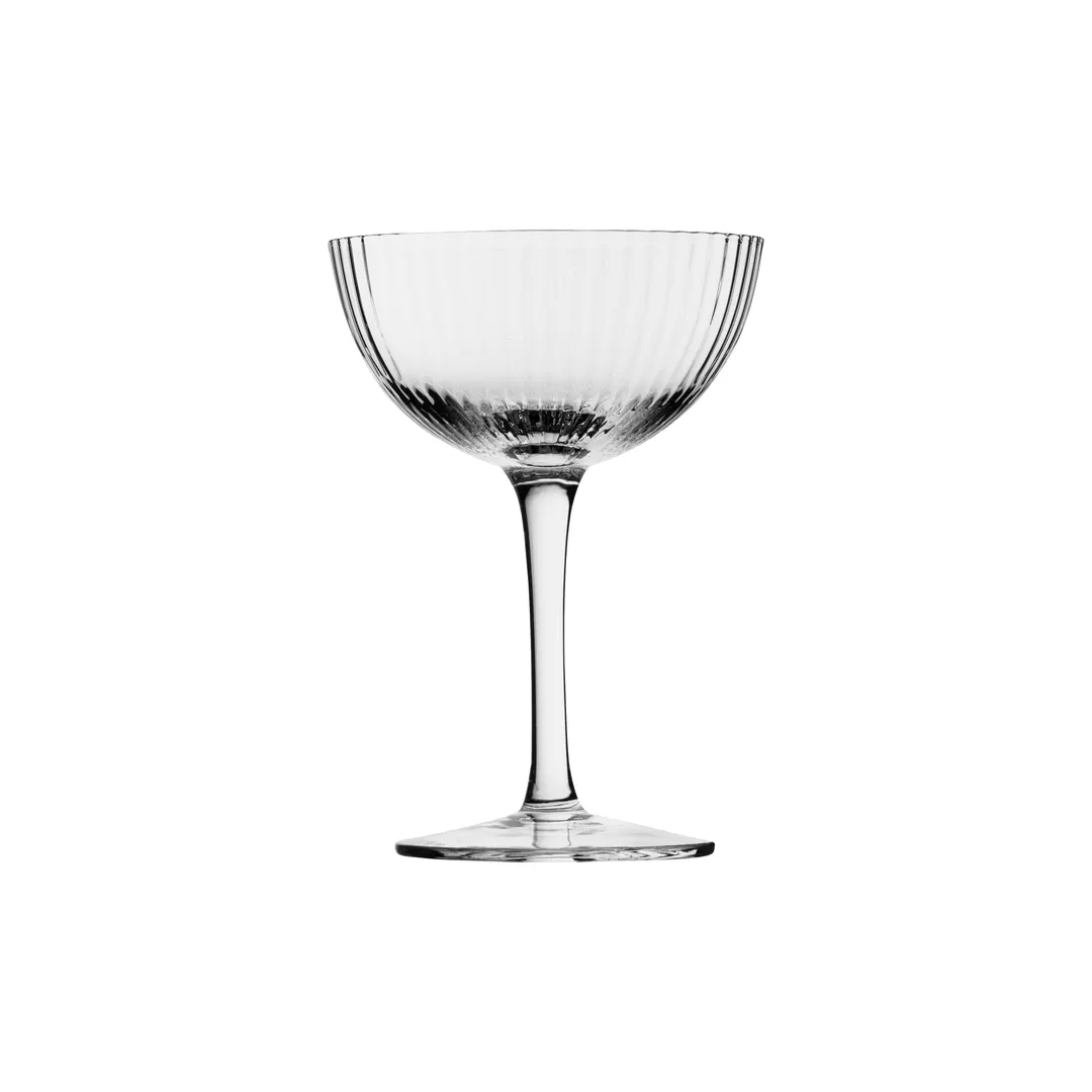 Steelite UR90235-24 Deep Coupe Wine Glass, 8 oz, 4" x 5.5" Stem, Non‑Tempered Glass - 1 Dozen