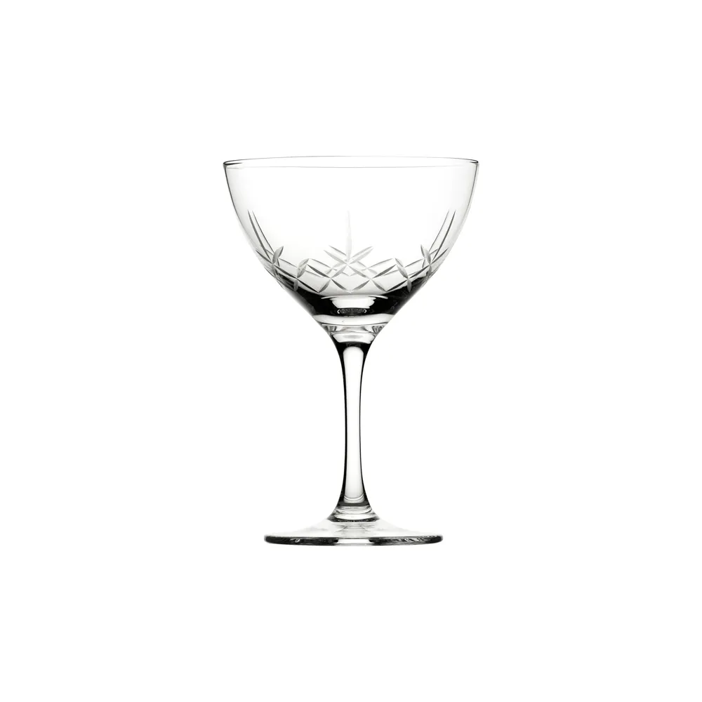 Steelite UR90709 Martini Glass, 6.5 oz Lead-Free Crystal, Stem, 5-3/8" H, Non-Tempered - 1 Dozen