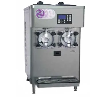 Stoelting E122-38I2P Shake Machine, 19-3/4" W, Stainless Steel, 2‑Flavor, 12‑qt/5‑qt, LCD, 208‑240V