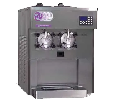 Stoelting F122-38I2P Soft‑Serve, 25×33×38" Stainless Air‑Cooled 2‑Flavor 12‑qt/8‑qt Hoppers USB LCD