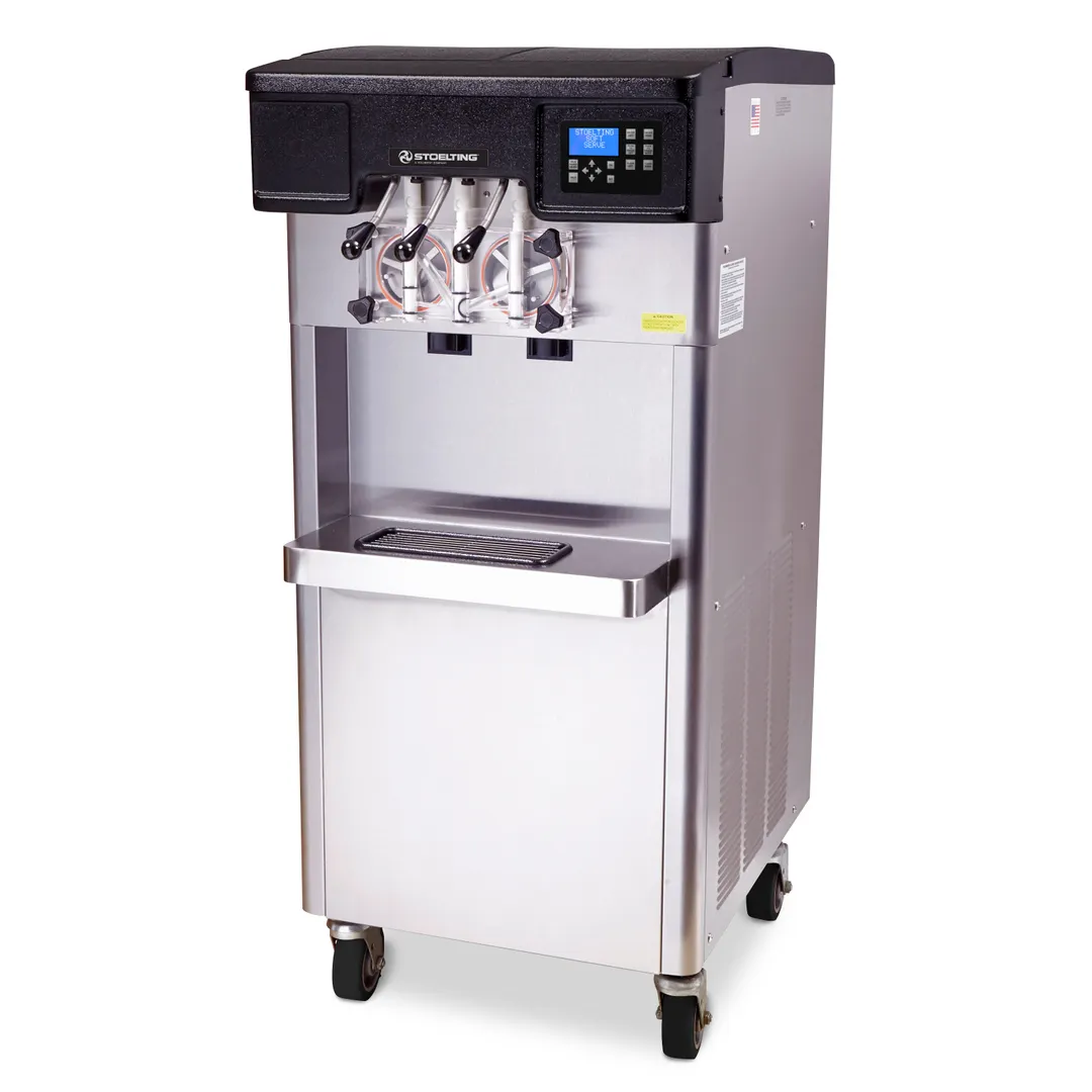 Stoelting F231-38I2-2X Soft‑Serve, 208‑230V, 2 × 20 qt Hoppers & 3.4 qt Cylinders, IntelliTec2™, NSF