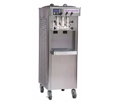 Stoelting F231-38I2P-YG2 Soft-Serve Machine, 3/4 HP Motors 2×12qt/3.4qt Units IntelliTec2™ Touchpad