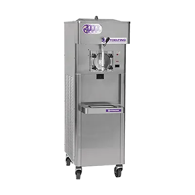 Stoelting O212-309B Shake Freezer, 18"W×33"D×64.5"H, 28‑qt Hopper, 8‑qt Cylinder, Air‑C,SS, 208‑240V
