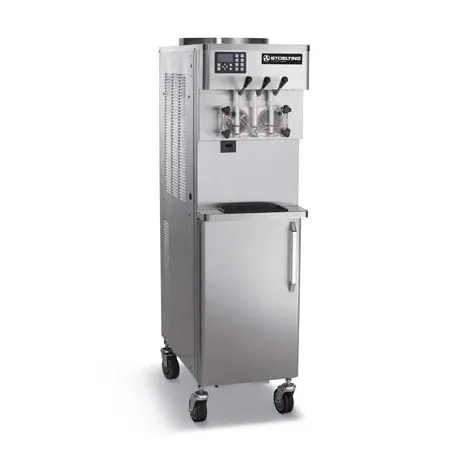 Stoelting O431-309I2F Soft‑Serve Freezer, 208‑230V, 2‑Flavor, 4‑Qt Cylinders, IntelliTec2™, cUL NSF