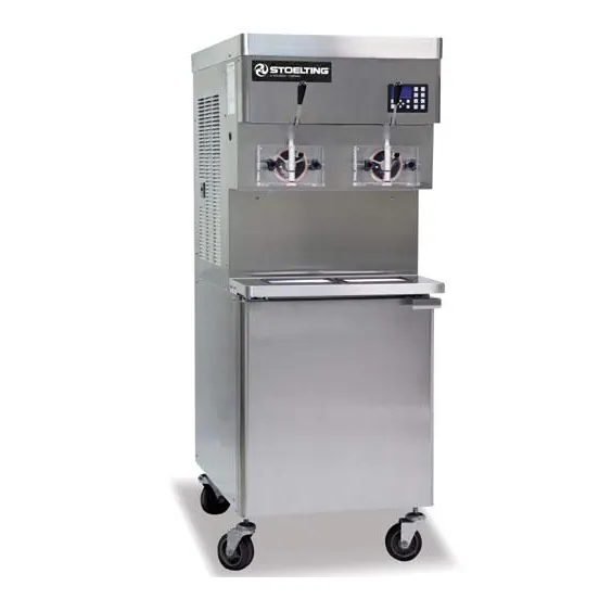 Stoelting U421-38I2 Soft-Serve Freezer, 208-230V, 2 x 32 qt Hoppers, 2 x 5.3 qt Cylinders, NSF