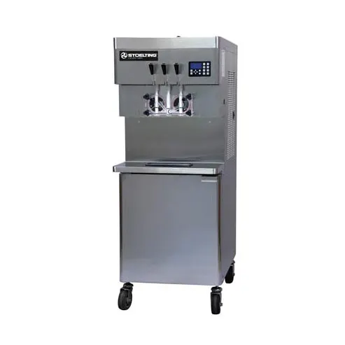 Stoelting U431-18I2-SH Soft‑Serve Machine, Water‑Cooled 2‑HP, 2×32‑qt Hoppers, 2×5.3‑qt Cylinders, NSF