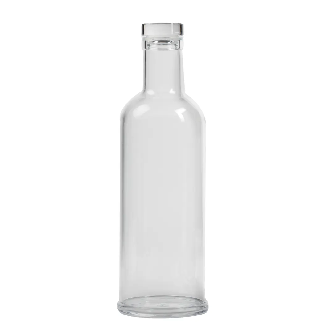 American Metalcraft WB32 Water Bottle, 34 Oz Clear Plastic, 3-1/2" Diameter x 11-1/4" Height, Hand Wash
