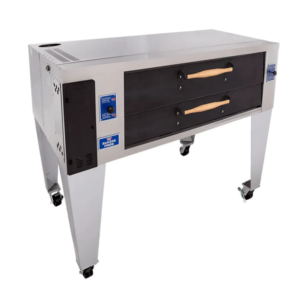 Bakers Pride Y-600BL-DSP 78" Gas Single Deck Pizza Oven