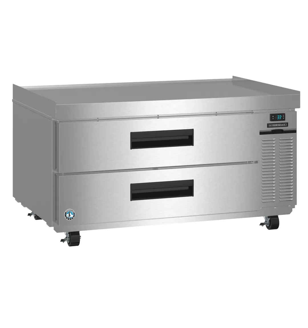Hoshizaki CR49B 49" 2 Drawers Refrigerated Chef Base, Stainless Steel Top, 1/5 HP, ENERGY STAR®