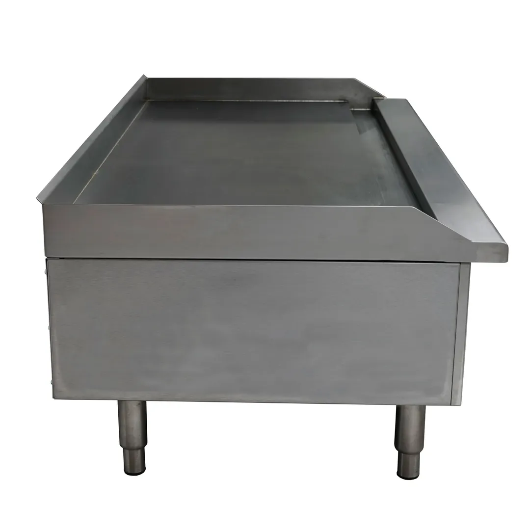 Saba MG-48 48" Commercial Gas Griddle, 48"W x 19"D Surface, 5/8" Polished Plate, 120.000 BTU