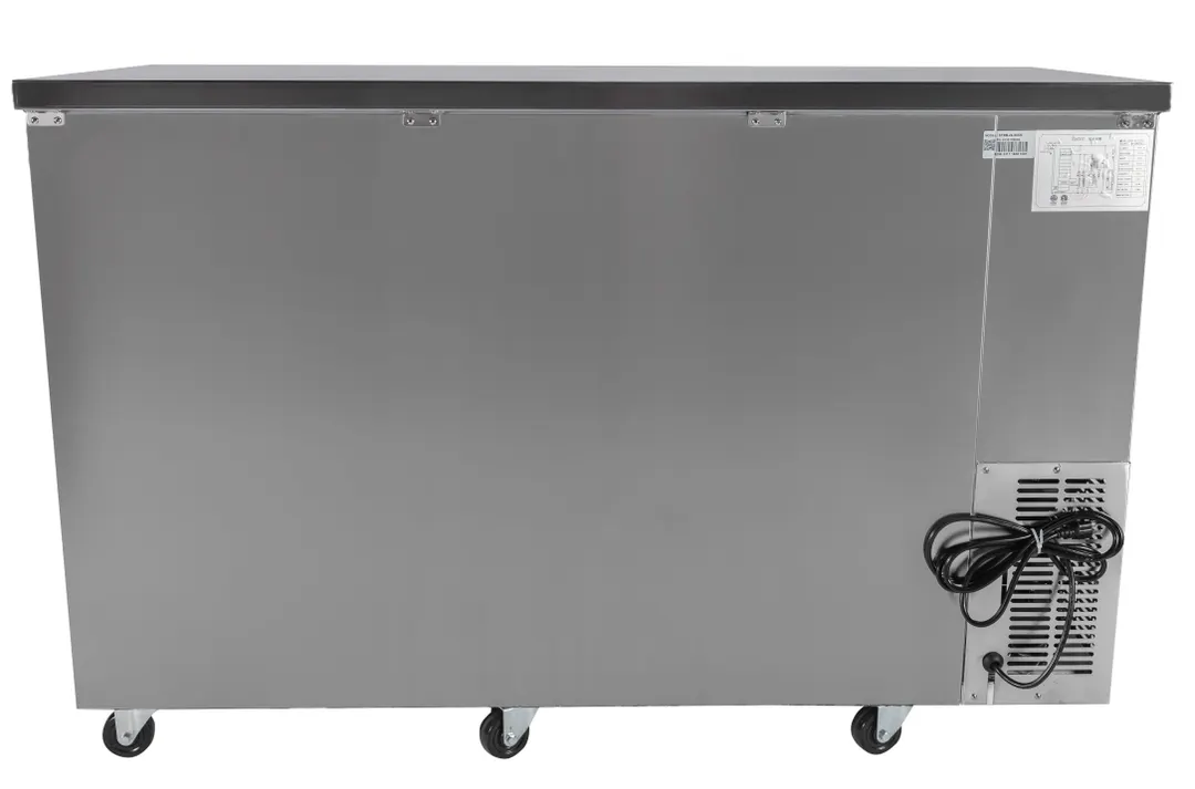 SABA SBB-24-60SS Back Bar Cooler, 60¾" W, 15.8 cu ft, Stainless, Doors, LED, Temp 33‑38°F