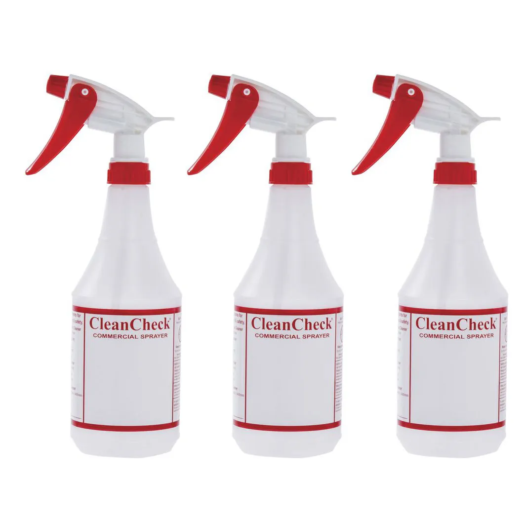 Hubert 74186 Spray Bottle, 24 oz, Red/White Nozzle, English/Spanish - 1/Pack