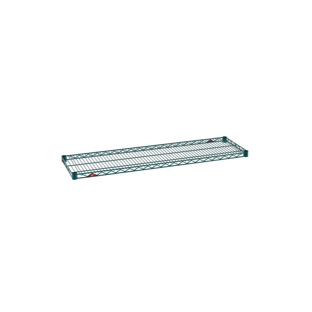 Metro 1448NK3 Super Erecta Wire Shelving Unit, 48"W x 14"D, Green Epoxy Coated, NSF