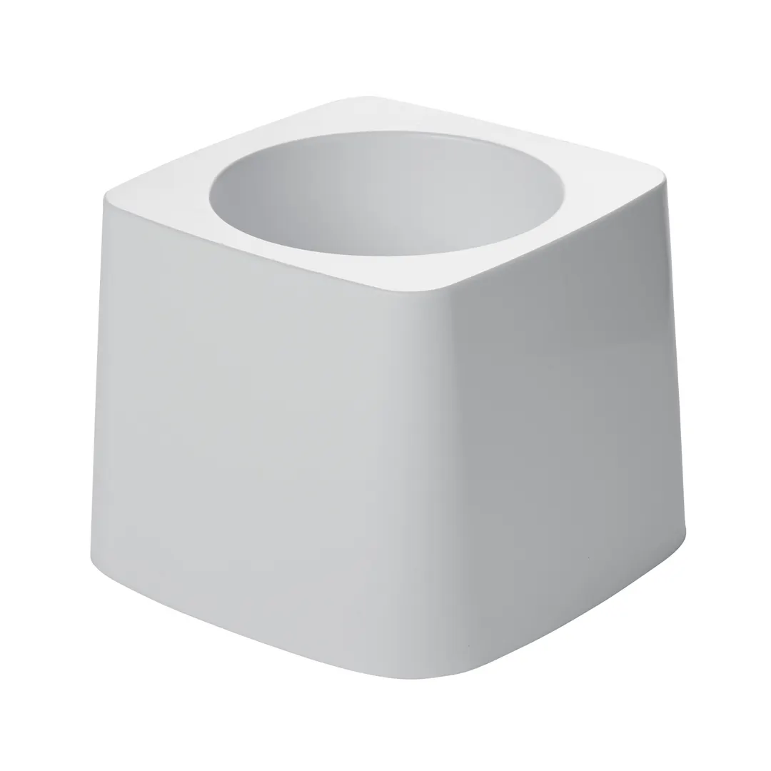 Rubbermaid FG631100WHT Toilet Bowl Brush Holder, White, Made in USA, Restroom Cleaning Accessory