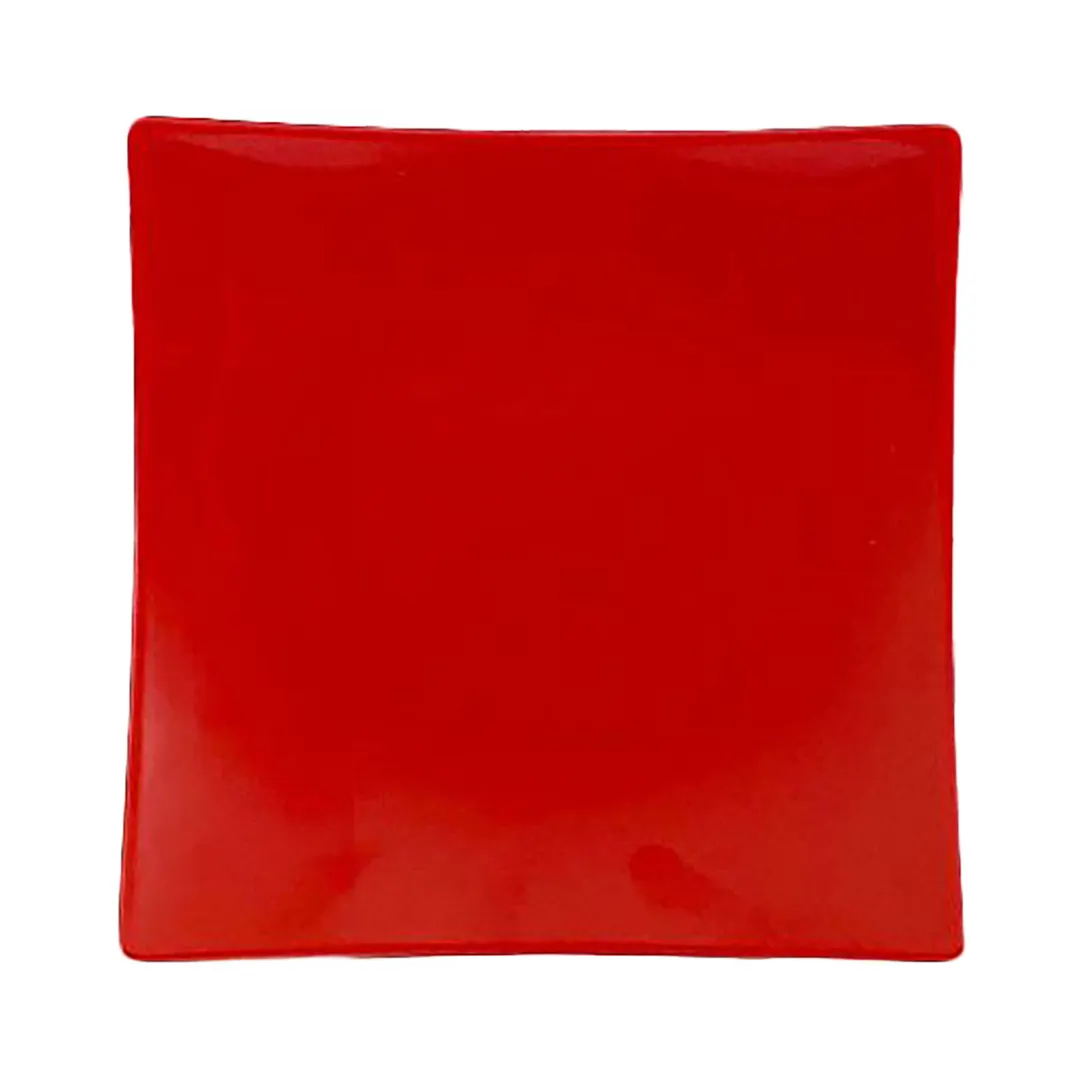Thunder Group 24006PR Plate, 6" X 6", 1" Deep, Square - Dozen