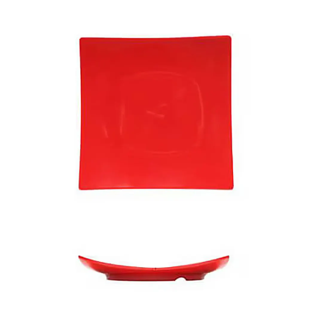 Thunder Group 24006PR Plate, 6" X 6", 1" Deep, Square - Dozen