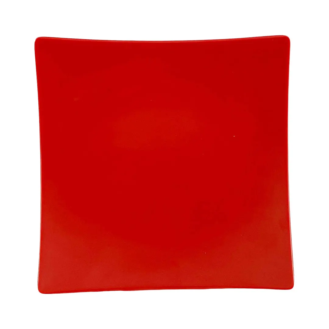 Thunder Group 24010PR Plate, 10" X 10", 1-3/4" Deep, Square - Dozen
