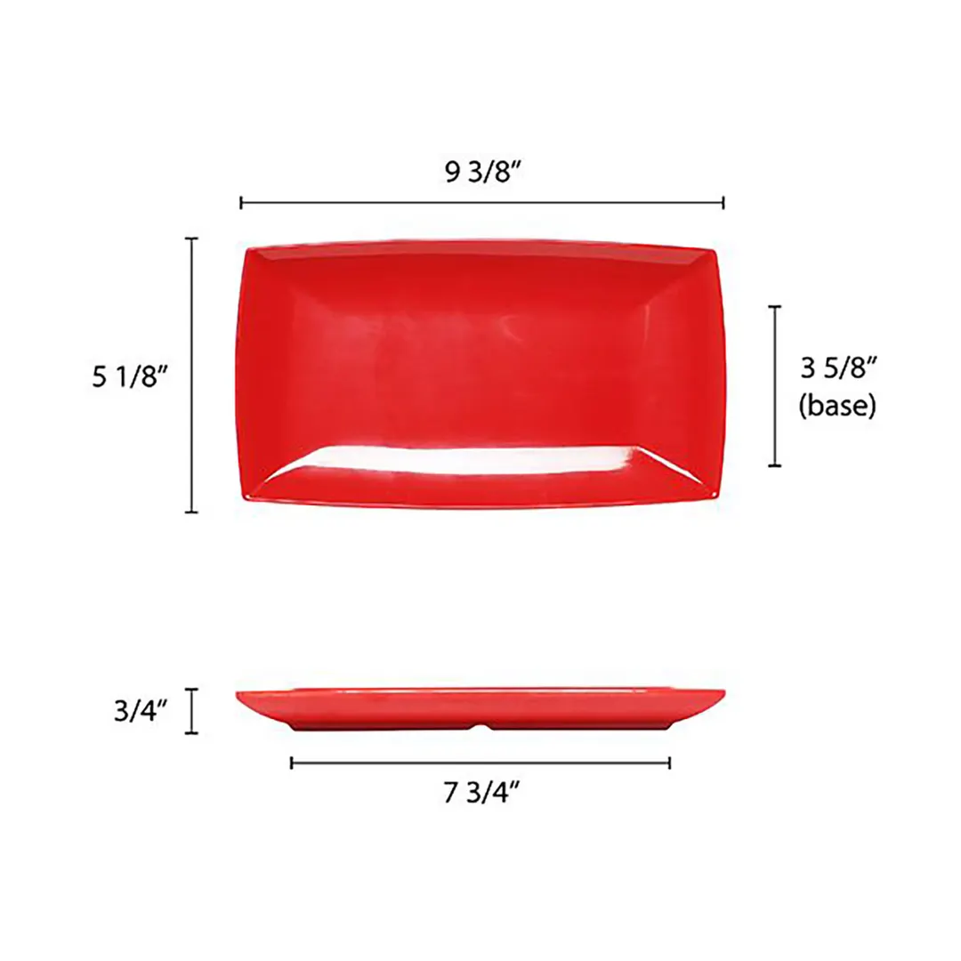 Thunder Group 49095PR Tray, 9-1/2" X 5-1/4", 3/4" Deep, Rectangular - Dozen