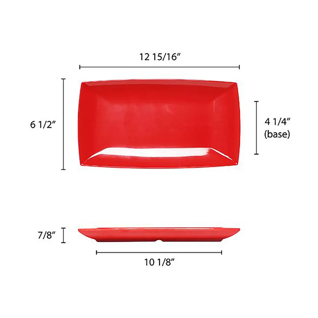Thunder Group 49136PR Tray, 13" X 6-1/2", 1" Deep, Rectangular - Dozen